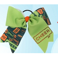 Cheer Sequin Hair Bow - Green